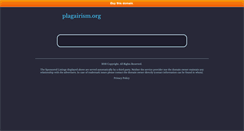Desktop Screenshot of plagairism.org